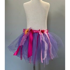 Flower Girl Fairy Skirt w/Sunflower Dance Fantasy Play Halloween Costume Tulle